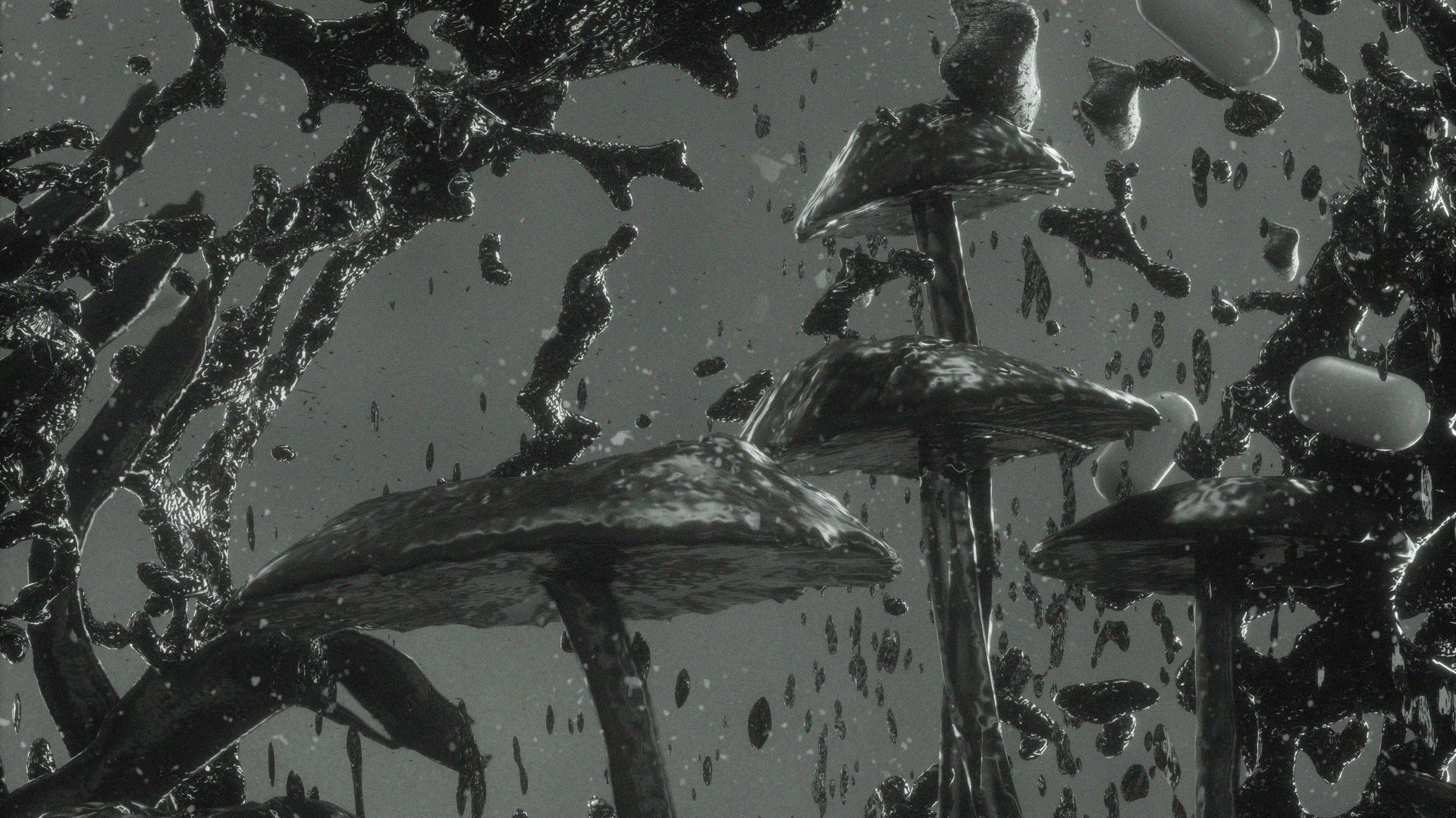 黑色的, 艺术, 反射, 黑色 白色 - M, 黑色和白色的 壁纸 1920x1080 允许