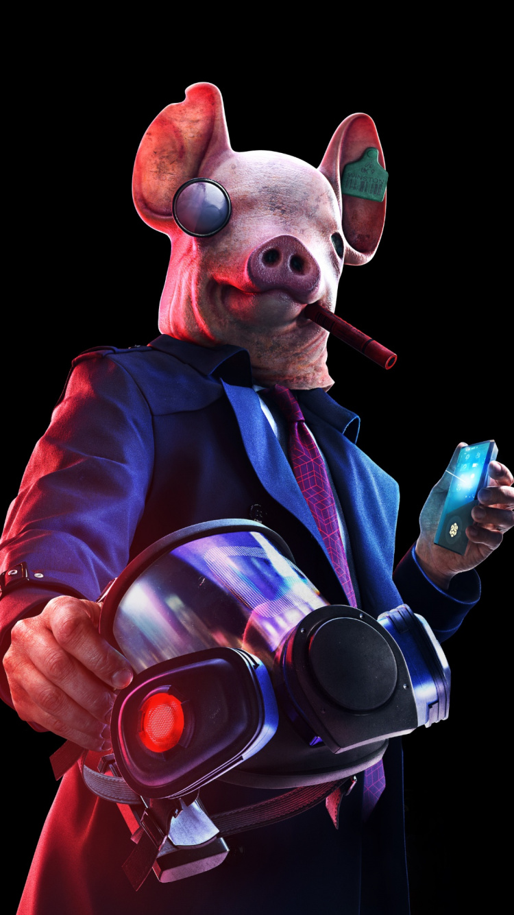 Wachhund Legion Profil, Watch Dogs Legion, Watch Dogs 2, Wachhund, Ubisoft. Wallpaper in 750x1334 Resolution