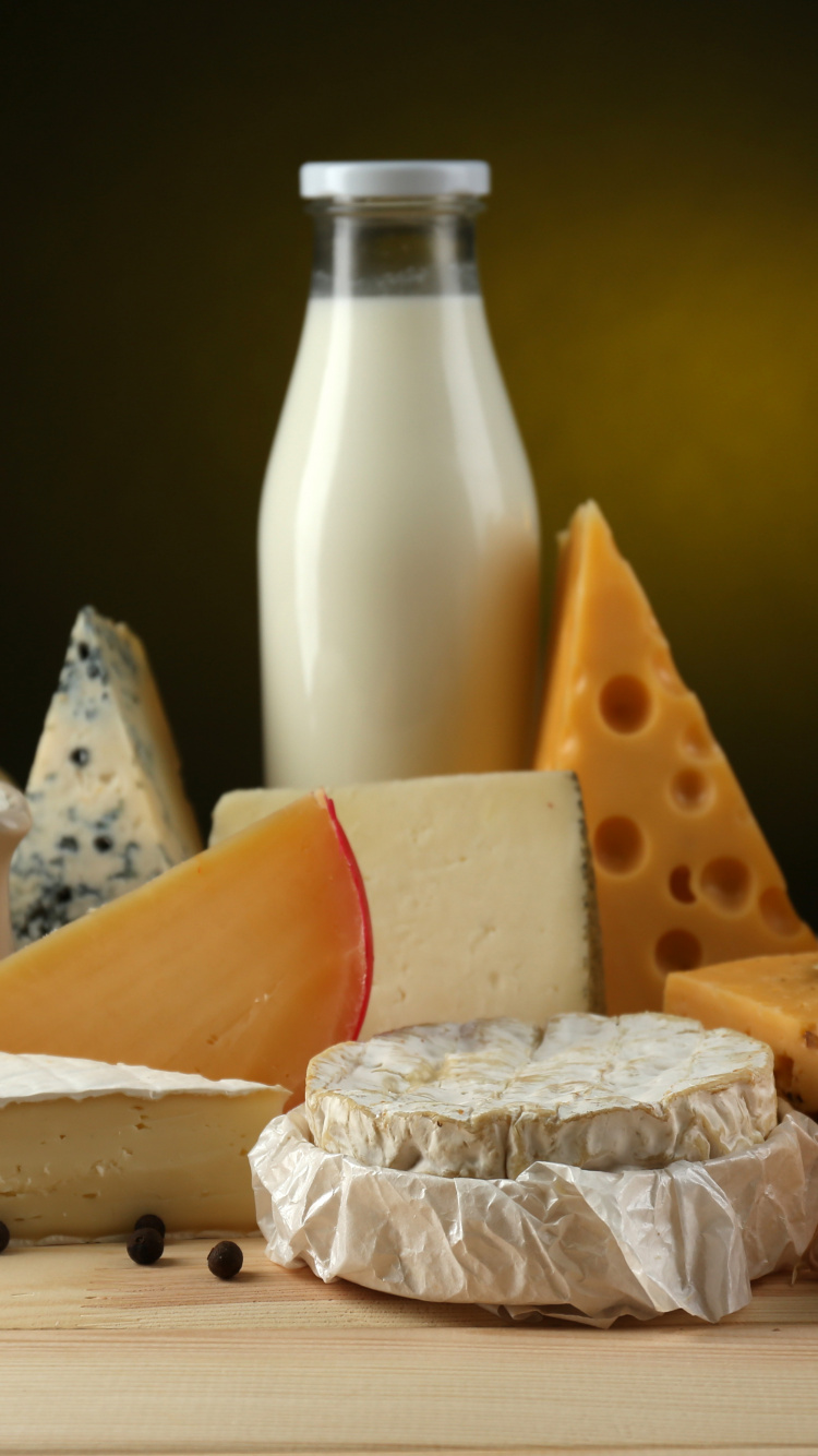 牛奶, 奶酪, 食品, 加工奶酪, 成分 壁纸 750x1334 允许