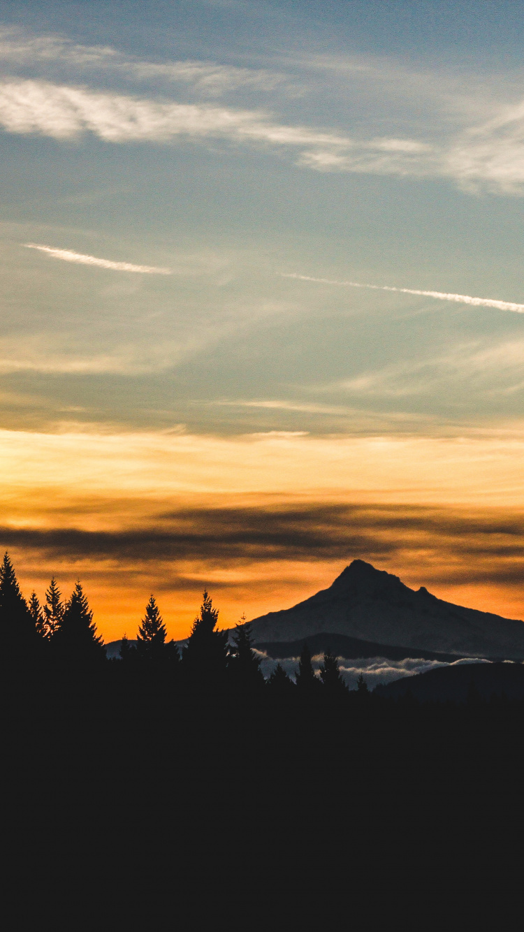 Fernsehen, Musik, Himmel, Sonnenuntergang, Horizont. Wallpaper in 750x1334 Resolution