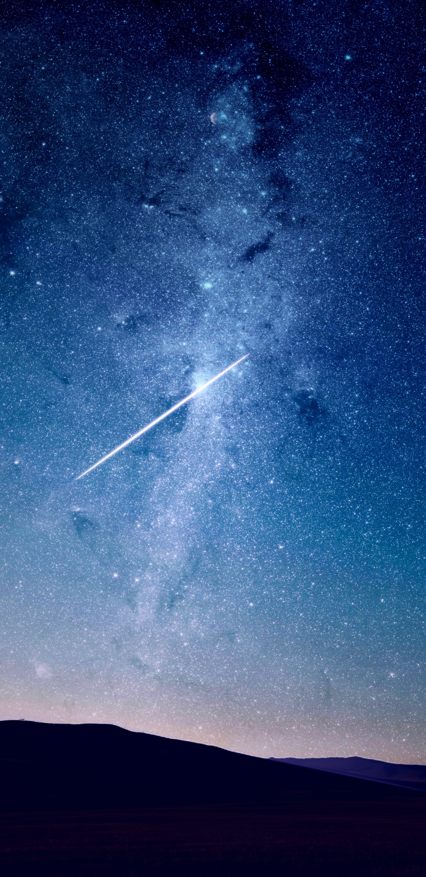 Avion Blanc et Noir Sur Ciel Bleu. Wallpaper in 1440x2960 Resolution