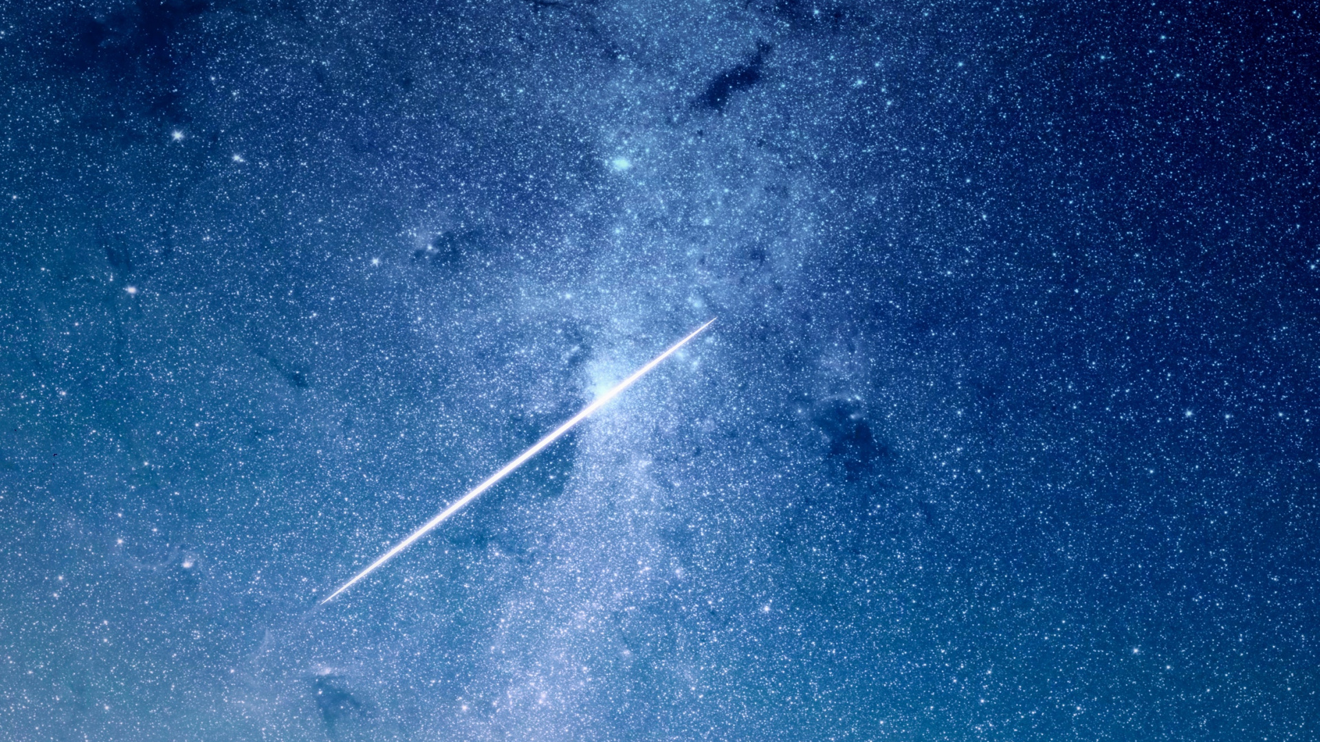 White and Black Plane on Blue Sky. Wallpaper in 1920x1080 Resolution