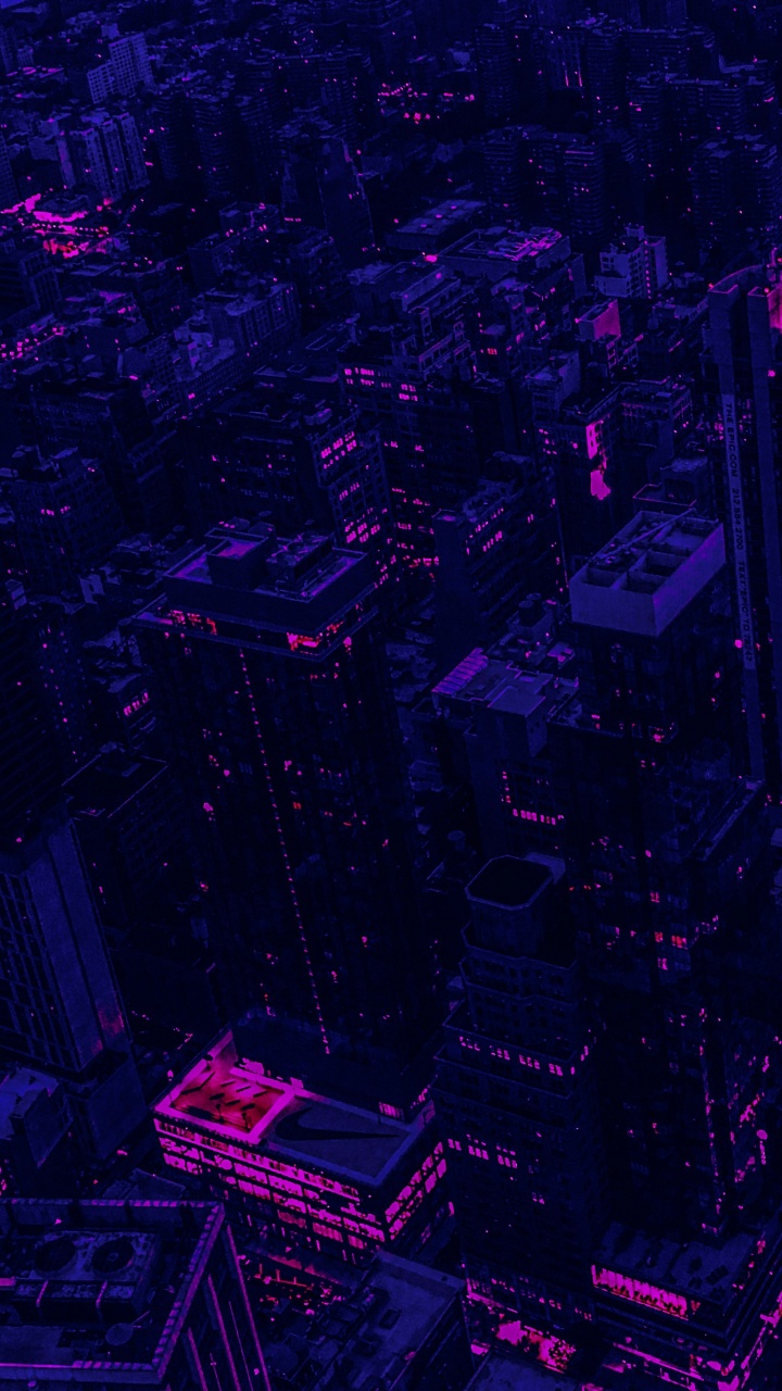 Smartphone, Morado, Entrecejo, Edificio de Gran Altura, Urbe. Wallpaper in 720x1280 Resolution