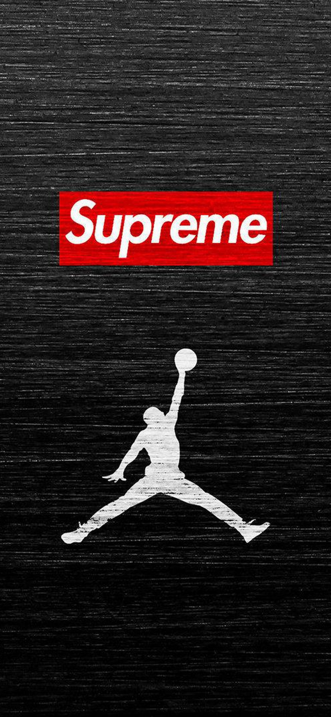 Logo, Obscurité, Mode Monochrome, Suprême, Texte. Wallpaper in 1125x2436 Resolution