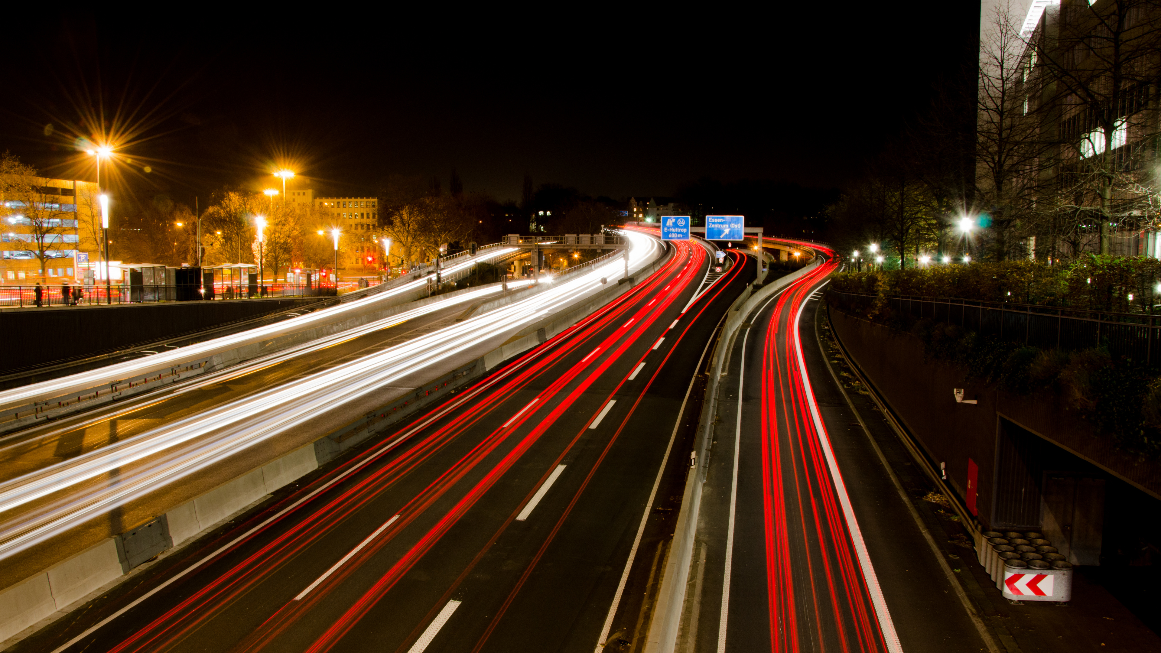Route, L'éclairage Automobile, Lumière de Rue, Infrastructure, Surface de la Route. Wallpaper in 3840x2160 Resolution