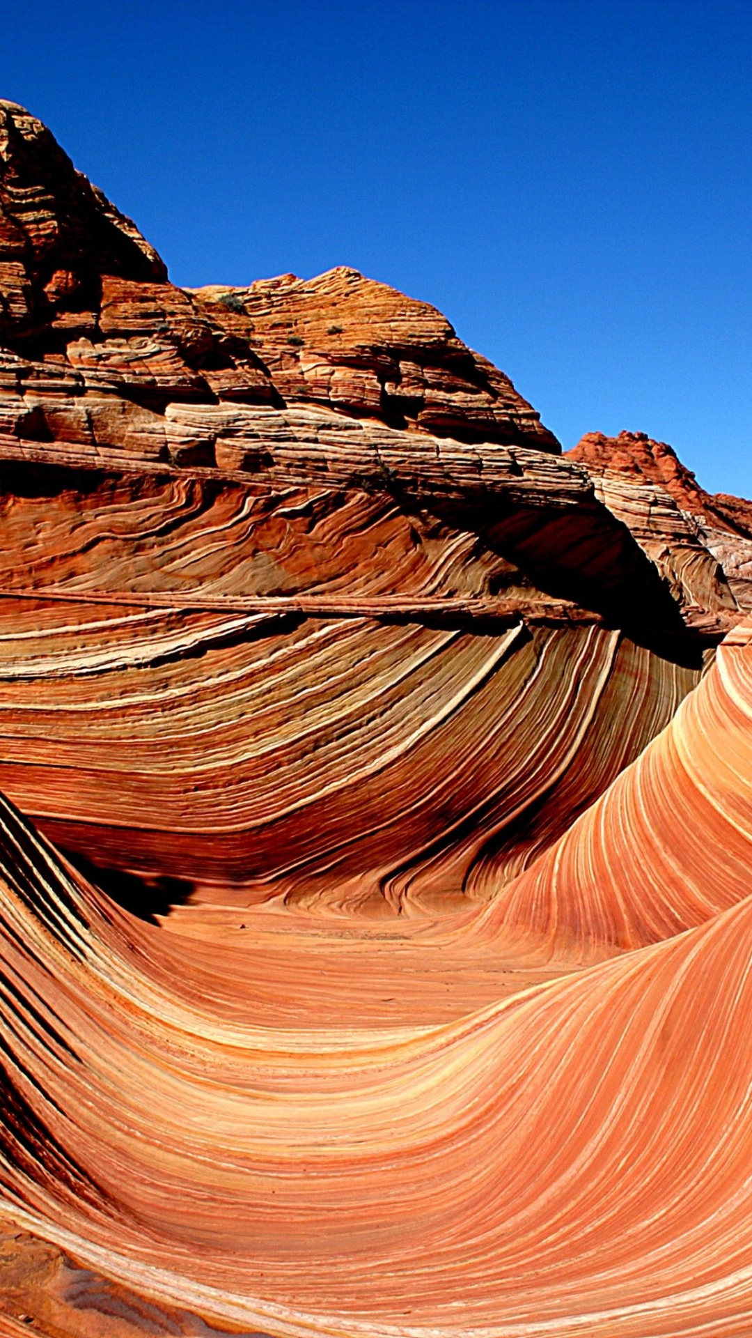 Brown Rock Formation Under Blue Sky During Daytime. Wallpaper in 1080x1920 Resolution