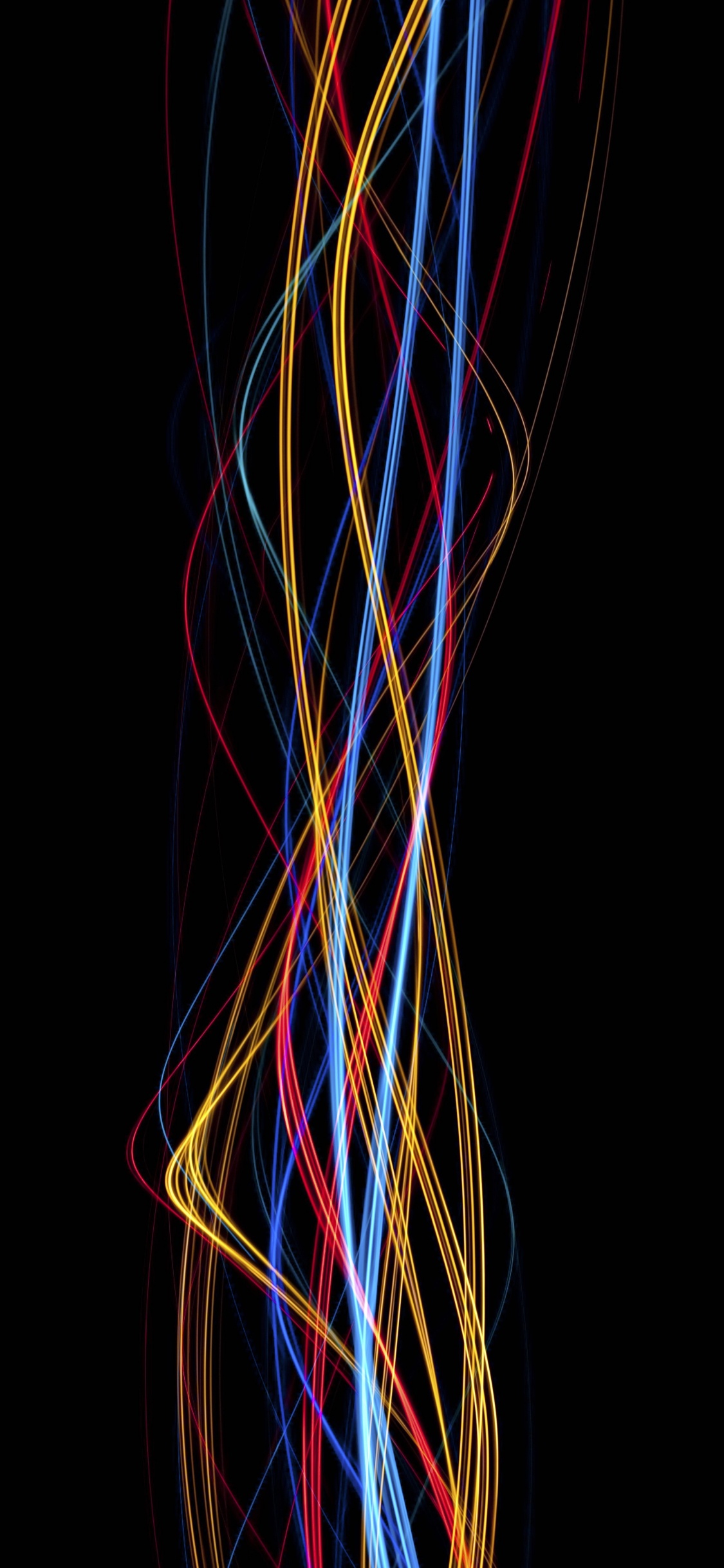 Ligne Rouge Bleu et Blanc. Wallpaper in 1125x2436 Resolution