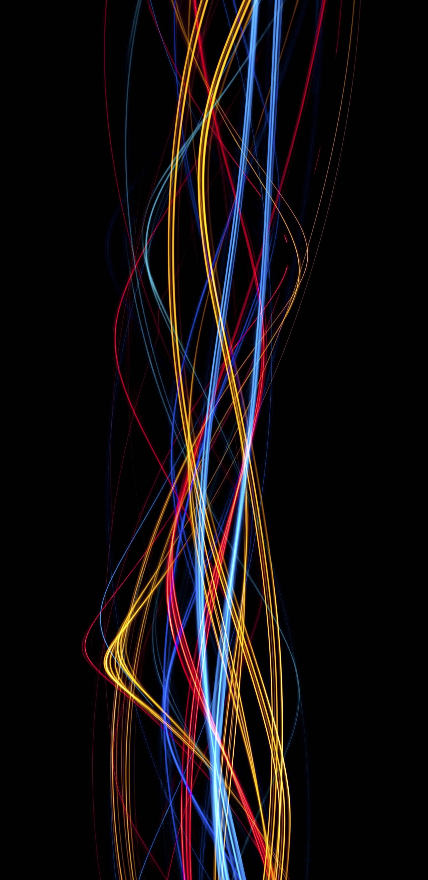 Ligne Rouge Bleu et Blanc. Wallpaper in 1440x2960 Resolution