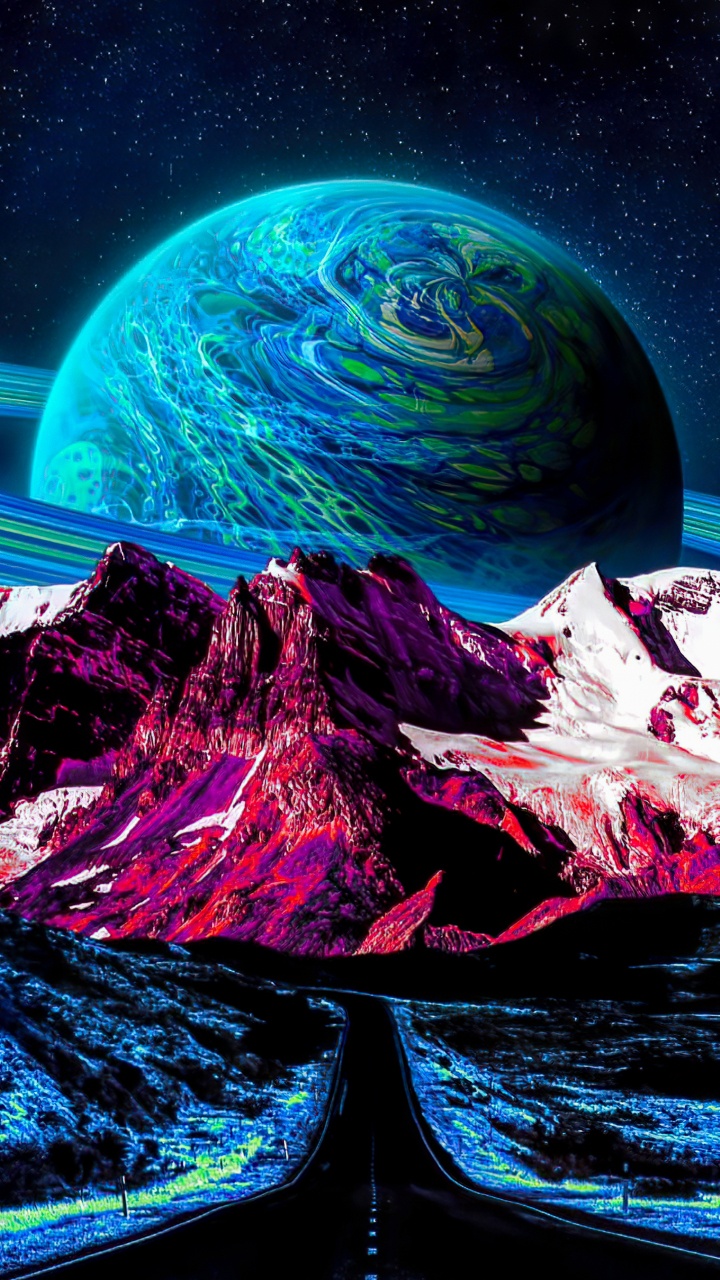 Nature, Terre, Atmosphère, Lumière, Blue. Wallpaper in 720x1280 Resolution