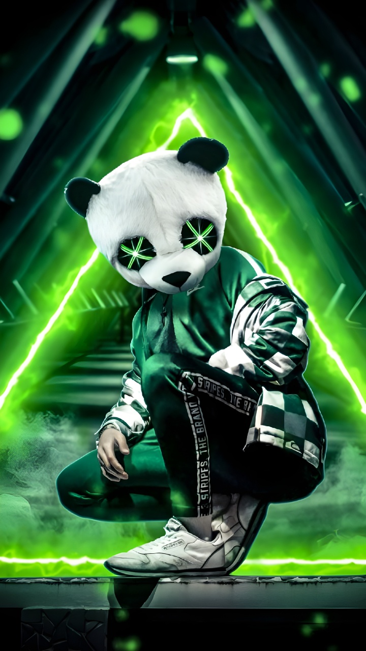 Panda Supreme, Giant Panda, Red Panda, Bears, Green. Wallpaper in 720x1280 Resolution