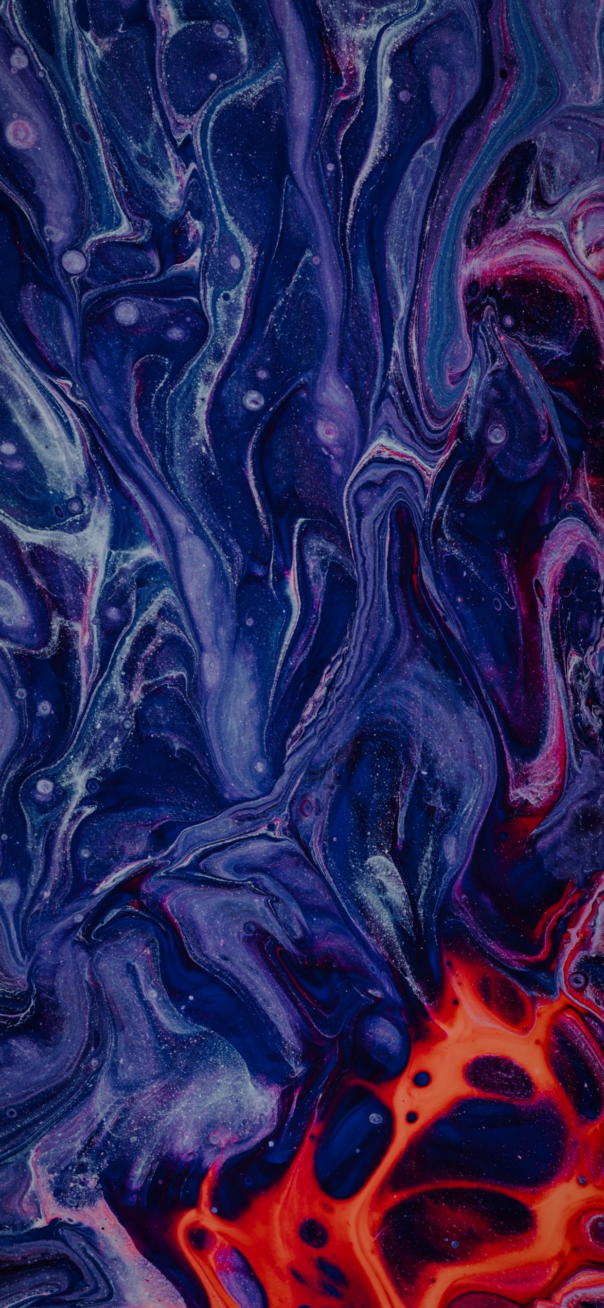 Modern Art, Purple, Art Paint, Paint, Painting. Wallpaper in 1242x2688 Resolution