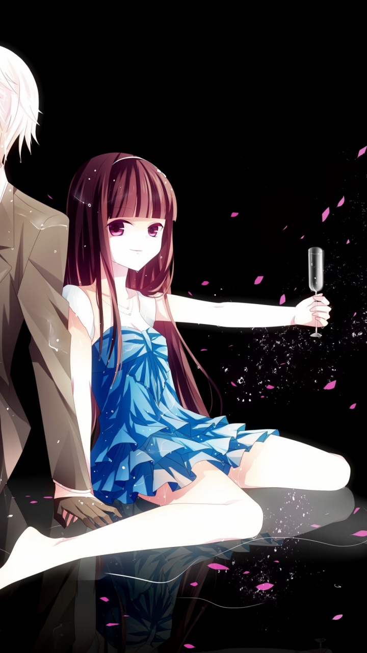 扇子的艺术, 漫画家, 黑暗, 黑头发 壁纸 720x1280 允许