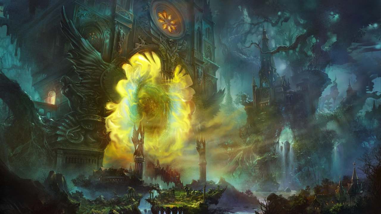 Illustration de Dragon Jaune et Noir. Wallpaper in 1280x720 Resolution