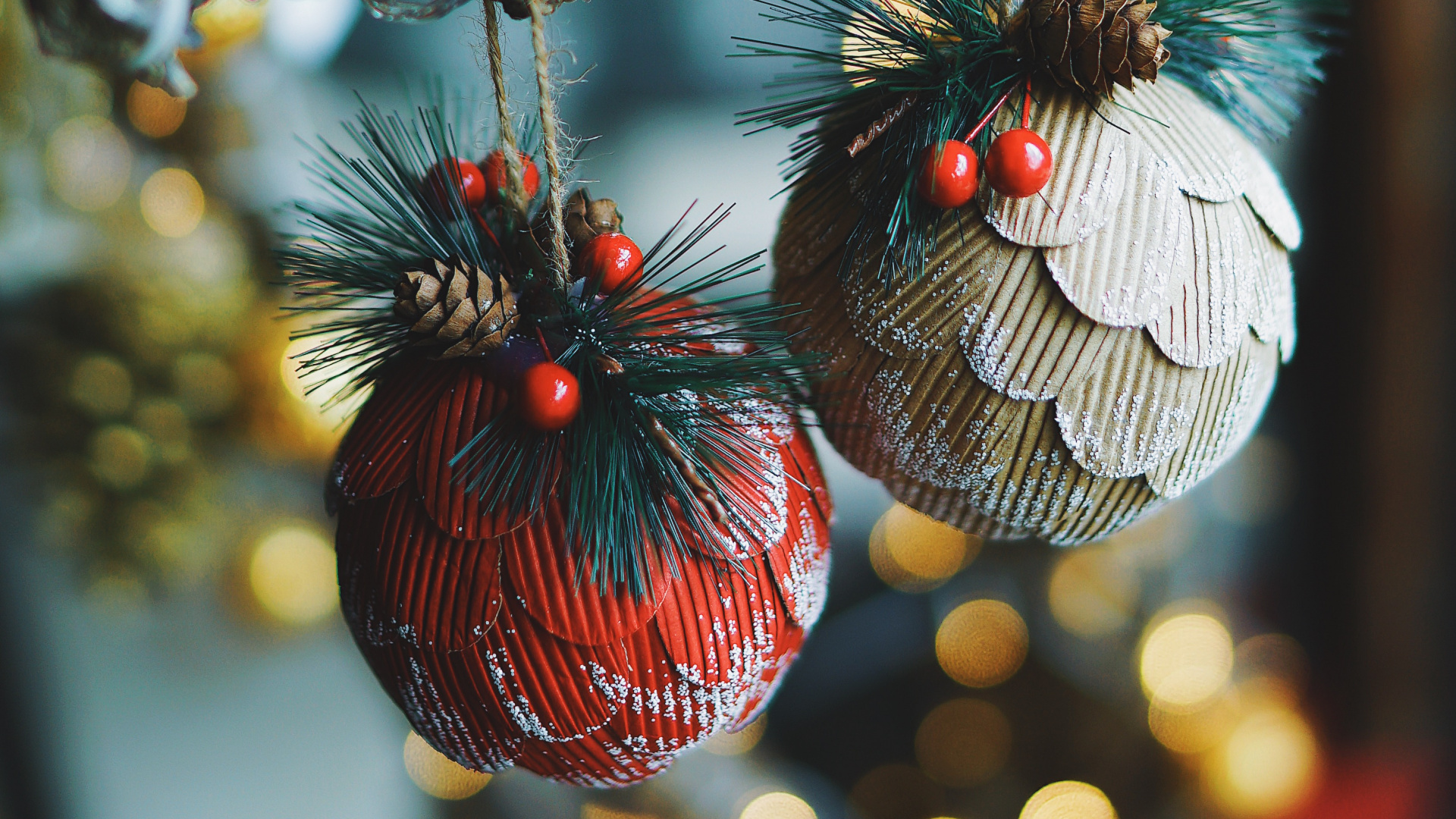 Neujahr, Weihnachten, Christmas Ornament, Baum, Verzierung. Wallpaper in 1920x1080 Resolution