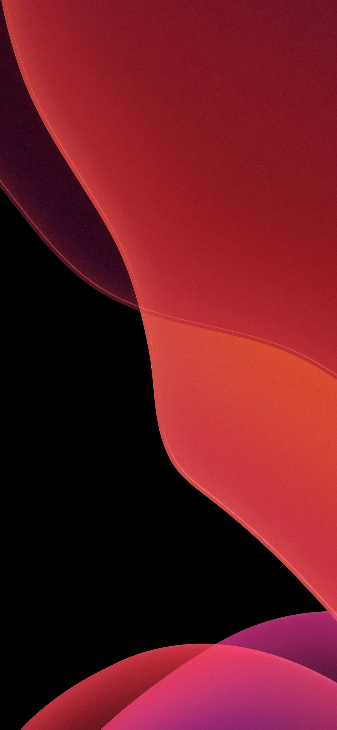 IOS 13, Ios, Apple, 橙色, 红色的 壁纸 1125x2436 允许