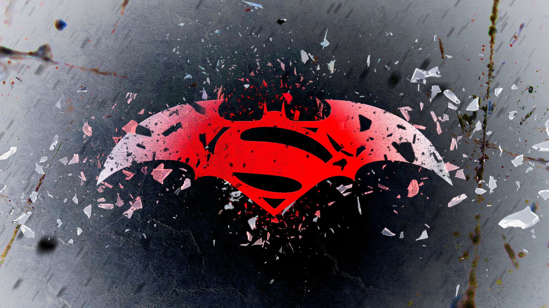 Red and Black Mask Illustration. Wallpaper in 1920x1080 Resolution