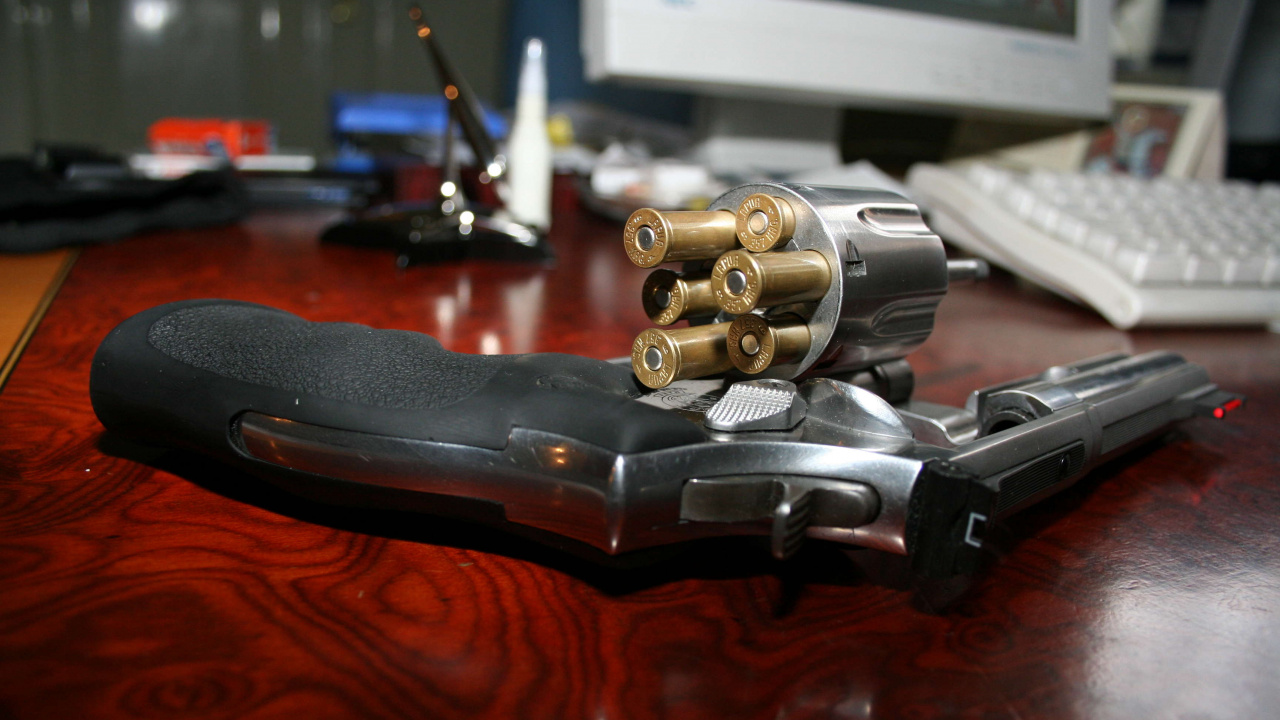 Gun, Revolver, Trigger, Pistol, Bullet. Wallpaper in 1280x720 Resolution