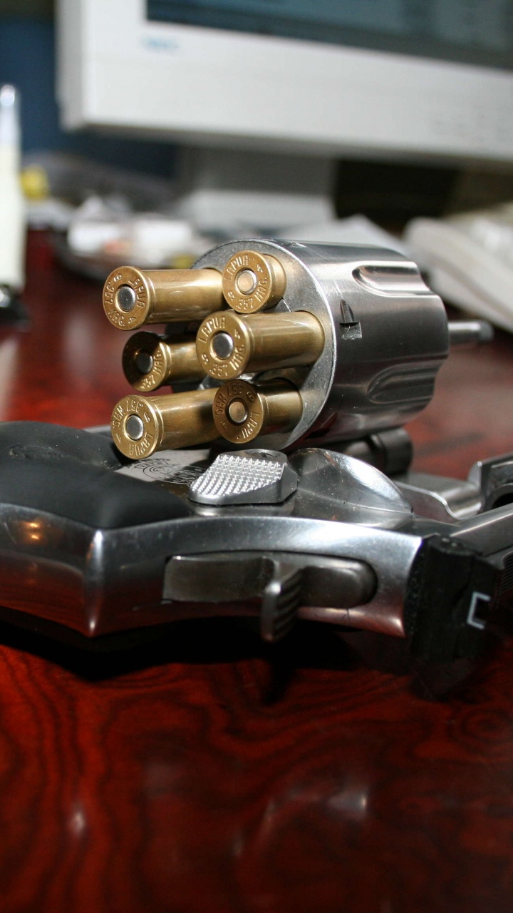 Gun, Revolver, Trigger, Pistol, Bullet. Wallpaper in 720x1280 Resolution