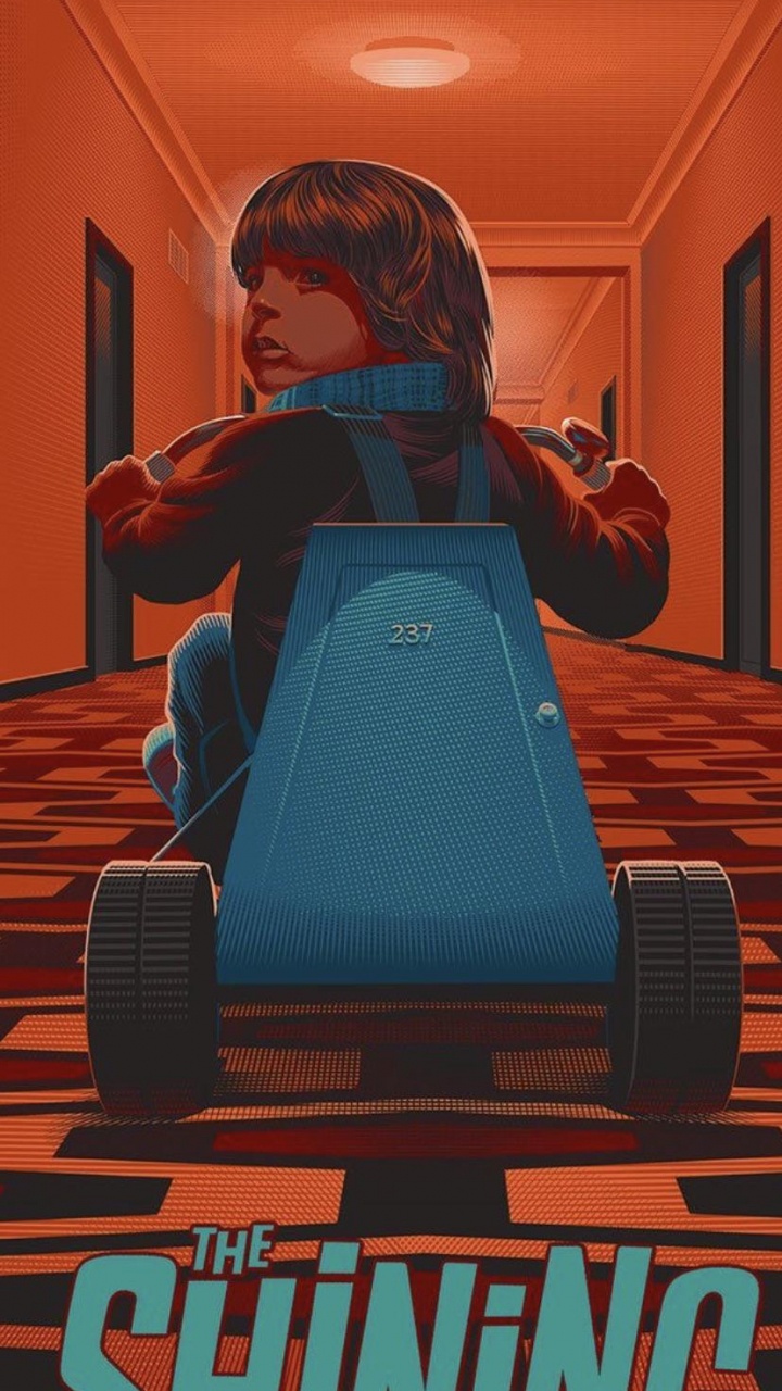 Affiche de Film Brillant, Danny Torrance, Shining, Jack Torrance, Affiche du Film.. Wallpaper in 720x1280 Resolution