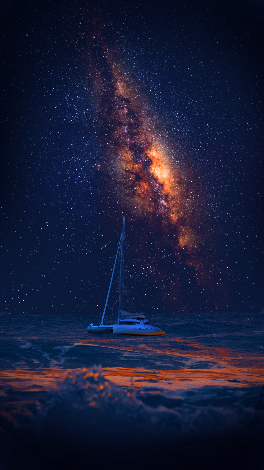 Segelboot, Yacht, Schiff, Boot, Atmosphäre. Wallpaper in 1080x1920 Resolution