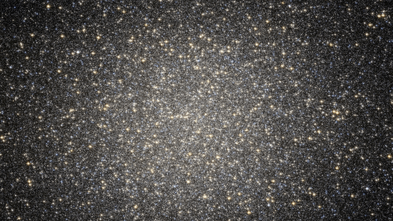 Étoiles Blanches et Noires Dans le Ciel. Wallpaper in 1280x720 Resolution