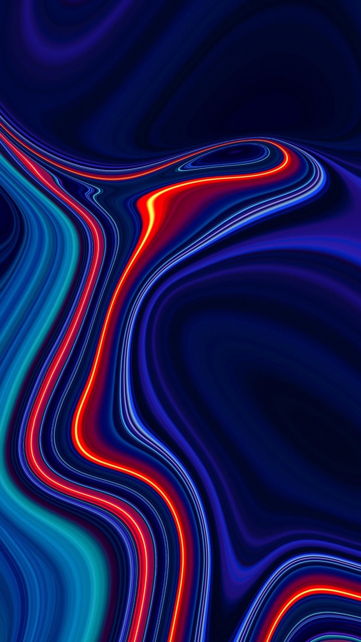 Electric Blue, Android, Water, Light, Purple. Wallpaper in 720x1280 Resolution