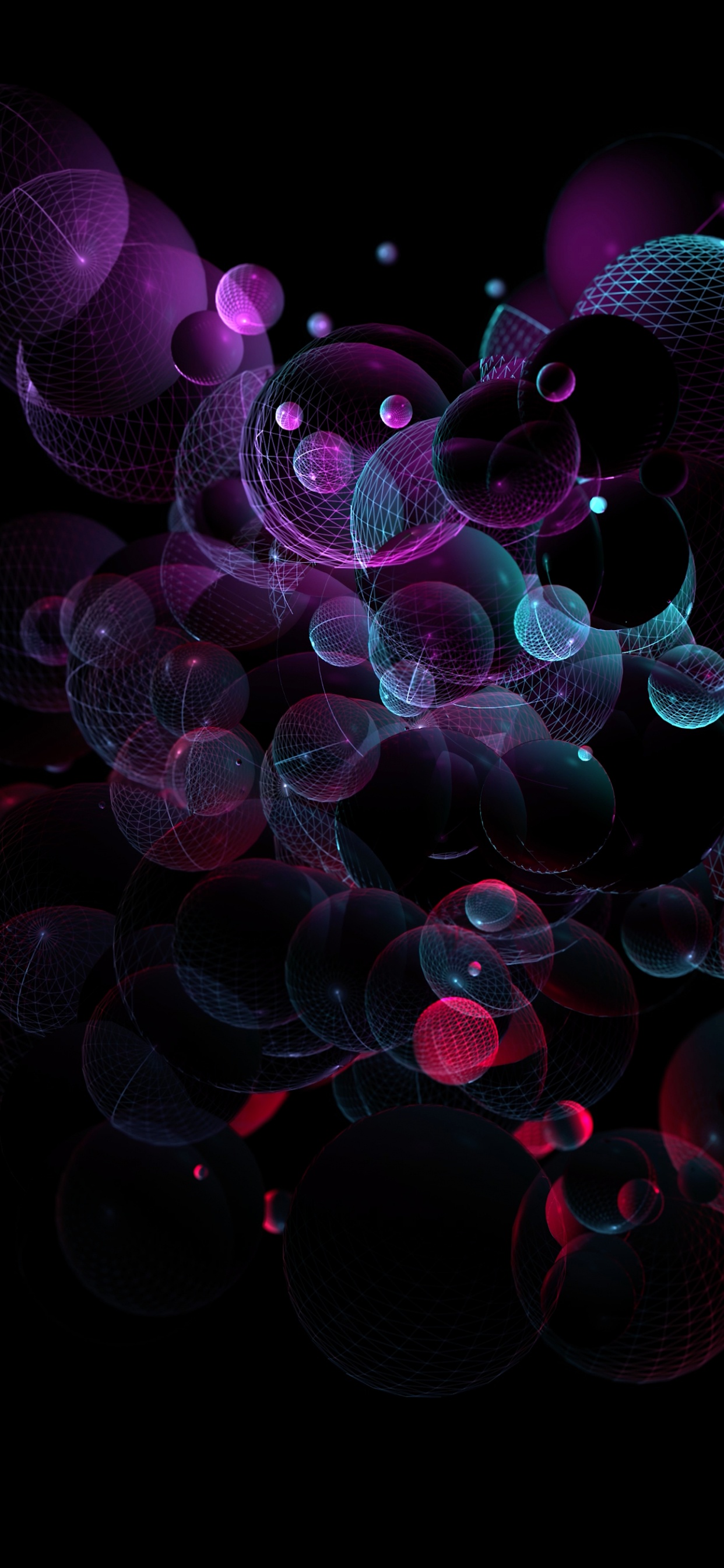 Purpur, Pink, Veilchen, Magenta, Kreis. Wallpaper in 1242x2688 Resolution
