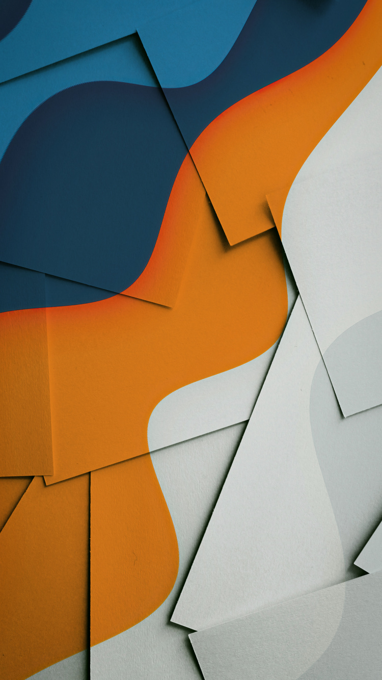 Ios, Manzana, Capucha, Naranja, Material Propiedad. Wallpaper in 750x1334 Resolution