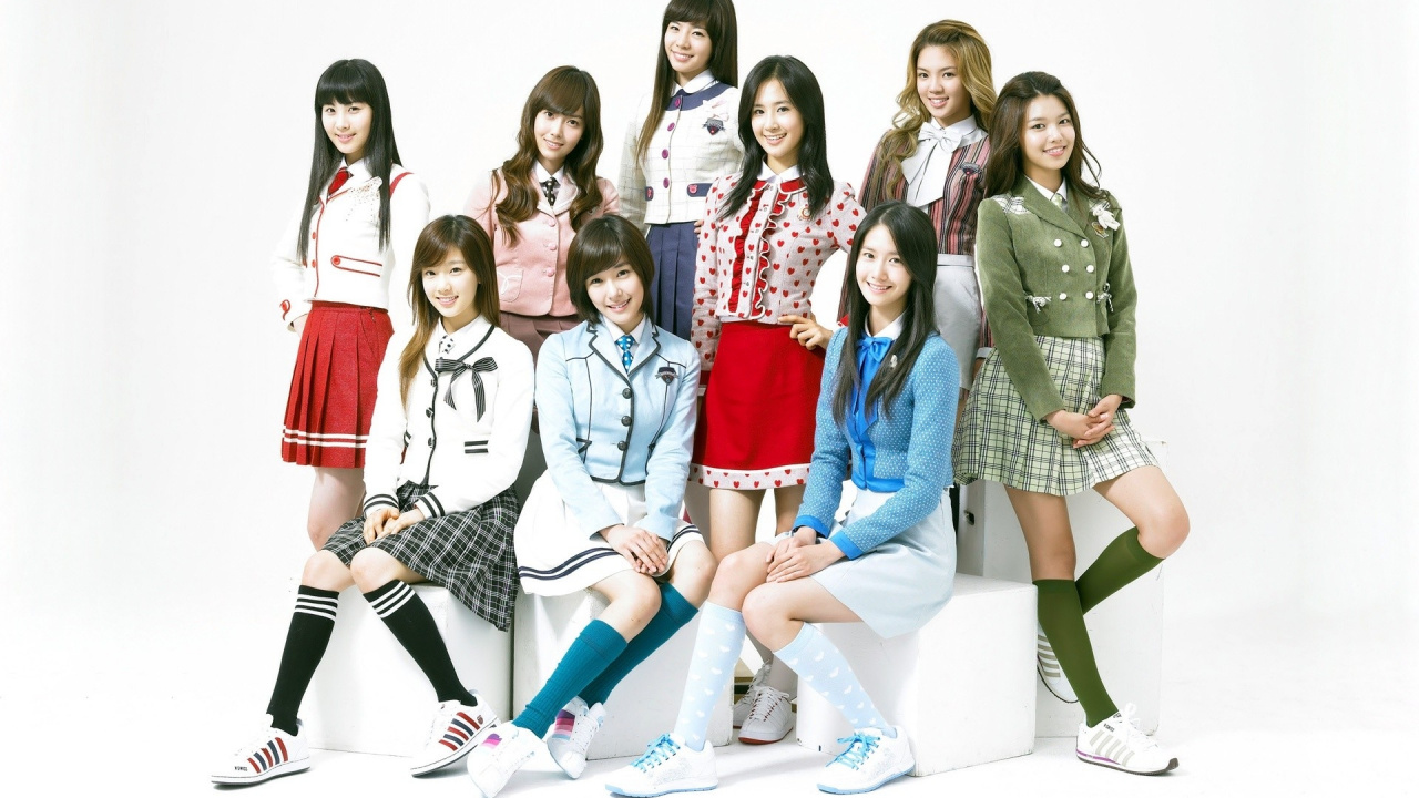 Les Filles de la Génération, Vêtement, L'uniforme de L'école, k Pop, Equipe. Wallpaper in 1280x720 Resolution