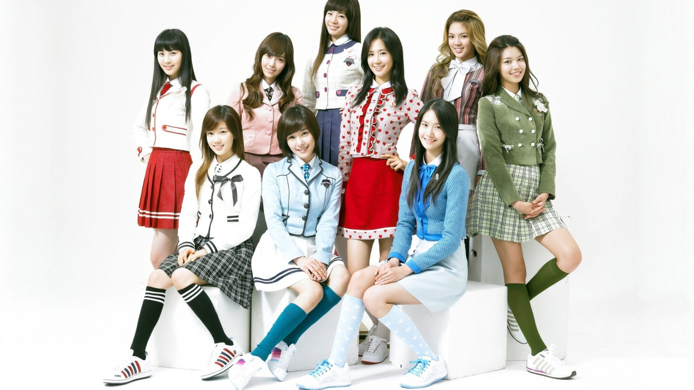 Girls Generation, Kleidung, Schuluniform, K-pop, Team. Wallpaper in 1366x768 Resolution