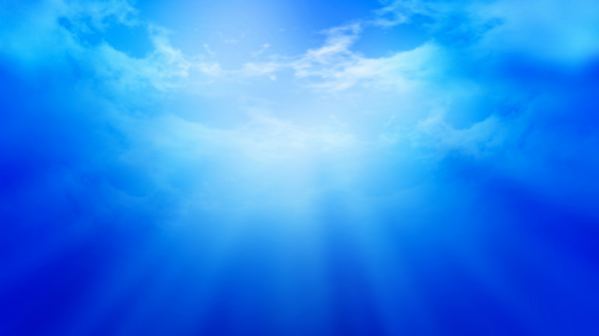 Nuages Blancs et Ciel Bleu. Wallpaper in 1920x1080 Resolution