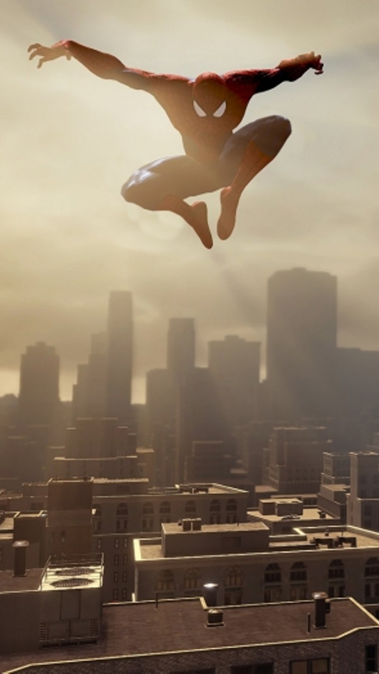 The Amazing Spider-Man 2, Spider-man, The Amazing Spider-Man, Menschliche Siedlung, Wolkenkratzer. Wallpaper in 750x1334 Resolution