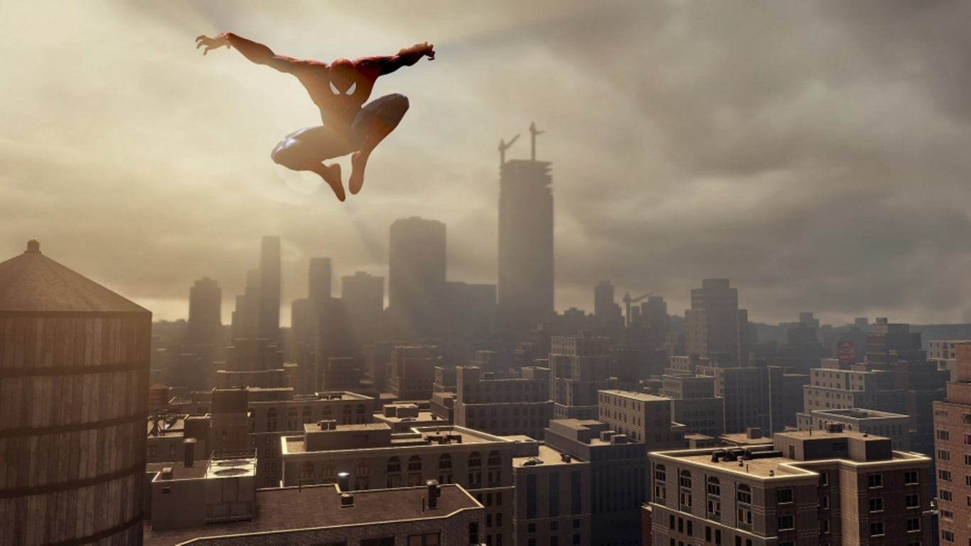The Amazing Spider-Man 2, Spider-man, The Amazing Spider-Man, L'homme de Règlement, Gratte-ciel. Wallpaper in 1366x768 Resolution