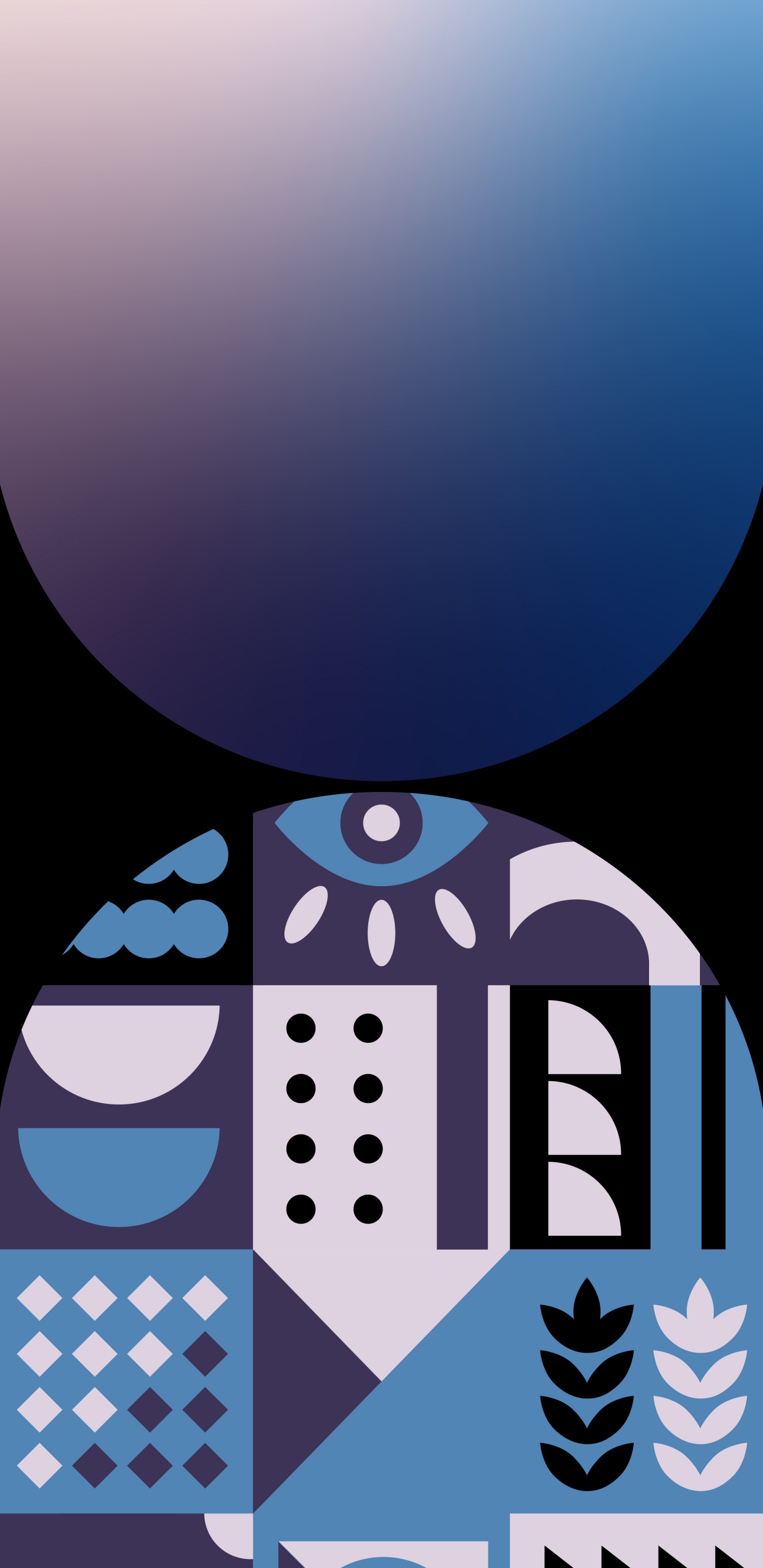 海报, 图形设计, Azure, 套, 料酒店 壁纸 1440x2960 允许