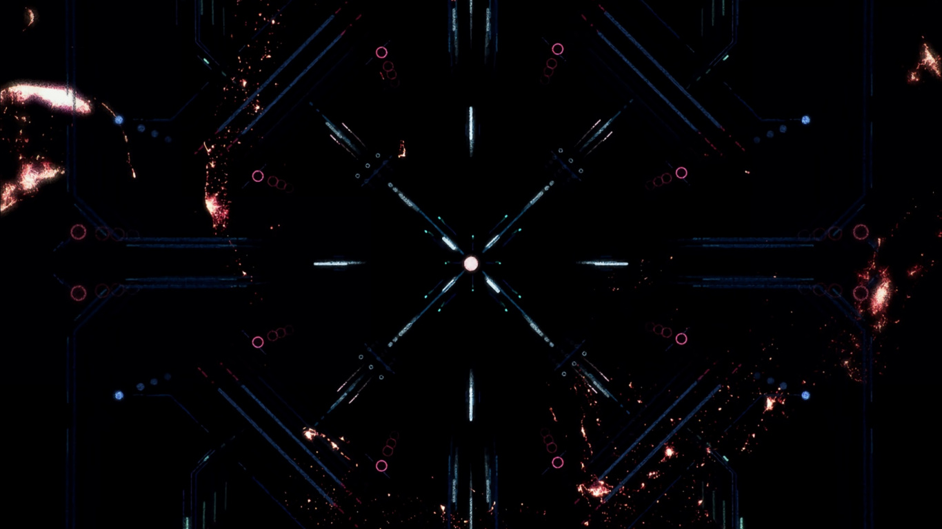 黑色的, 空间, 午夜, 明星, 星座 壁纸 1366x768 允许