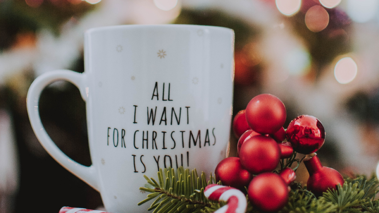 Cup, Coffee Cup, Christmas, Mug, Christmas Eve. Wallpaper in 1280x720 Resolution