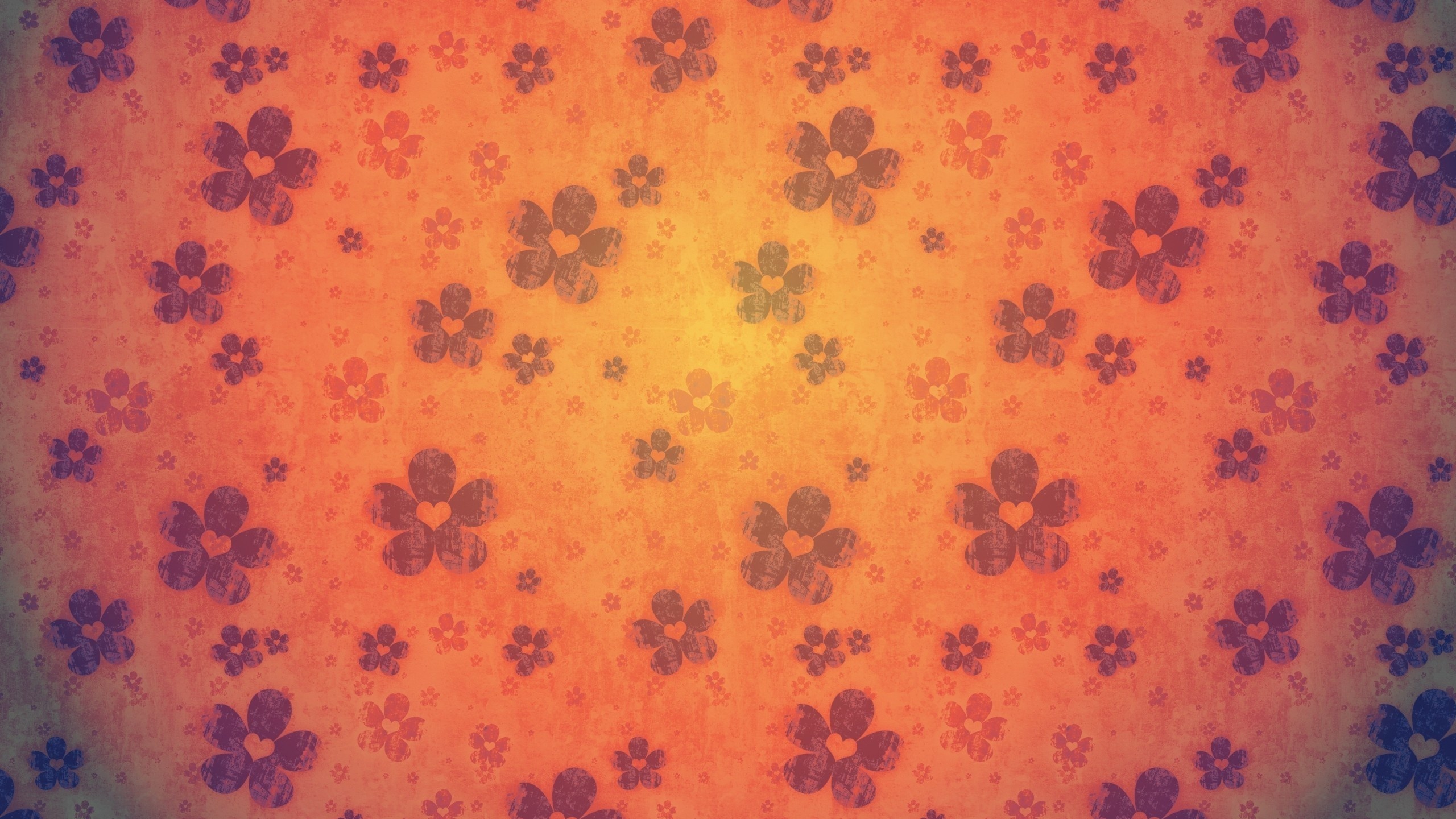 Muster, Orange, Gelb, Himmel. Wallpaper in 2560x1440 Resolution