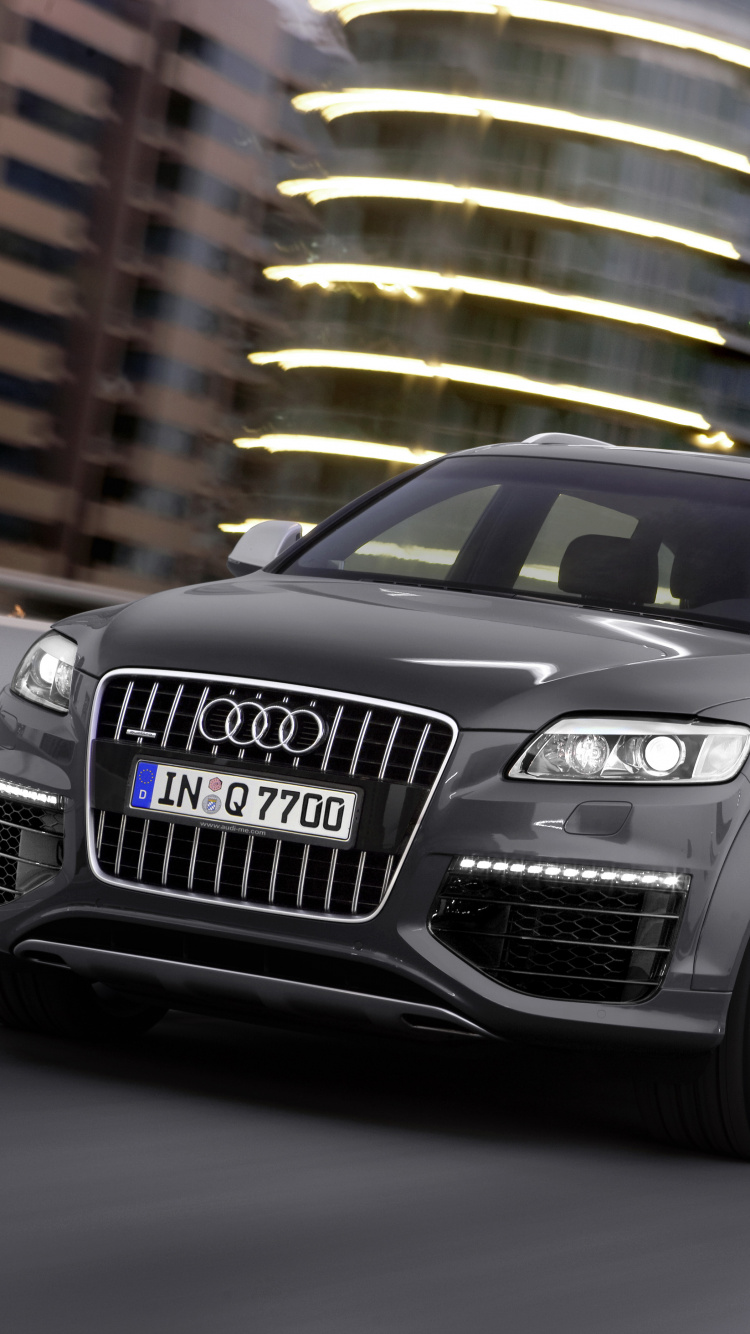 Schwarzer Audi a 4 Coupé. Wallpaper in 750x1334 Resolution