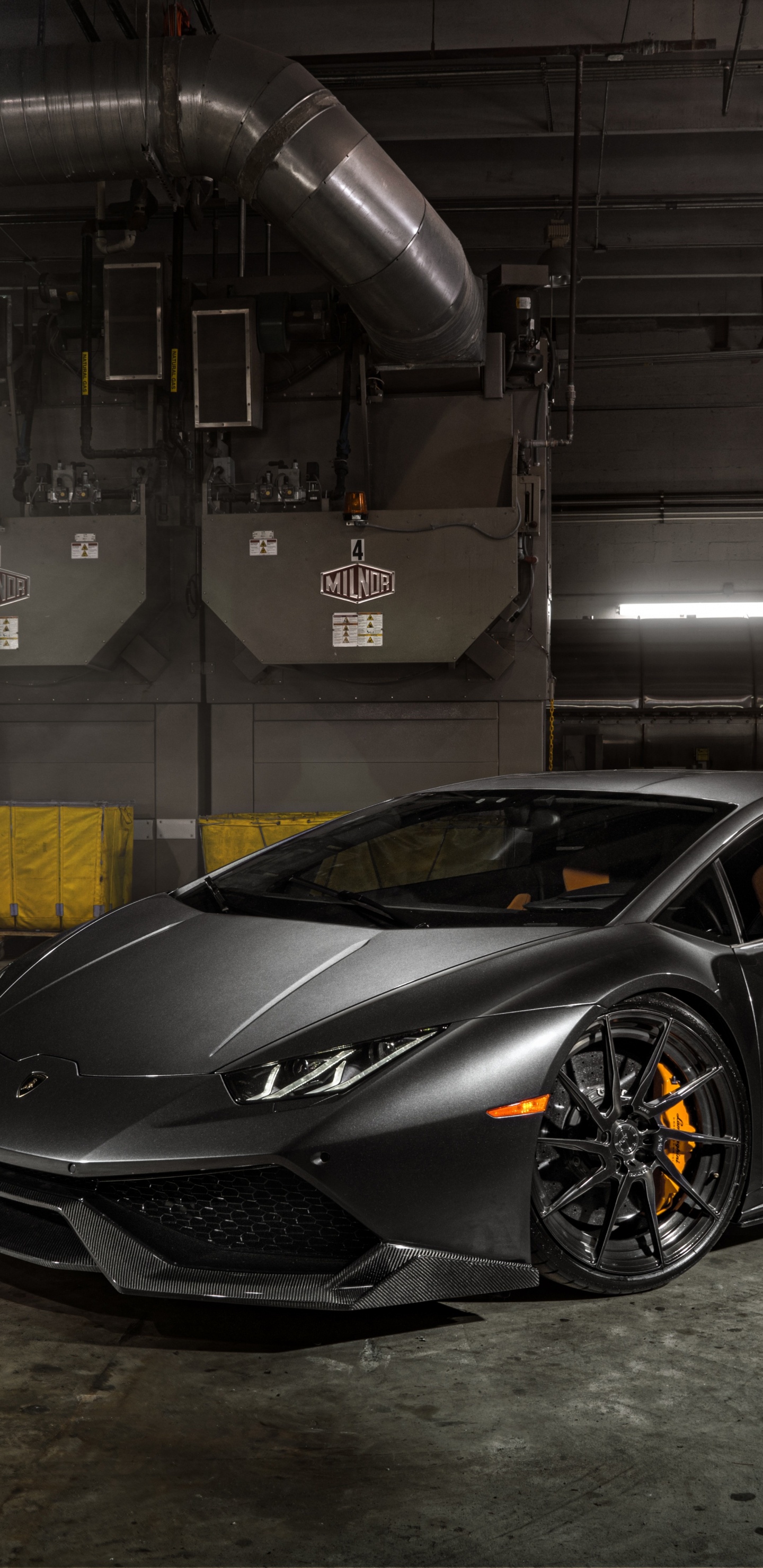 Black Porsche 911 Parked in Garage. Wallpaper in 1440x2960 Resolution