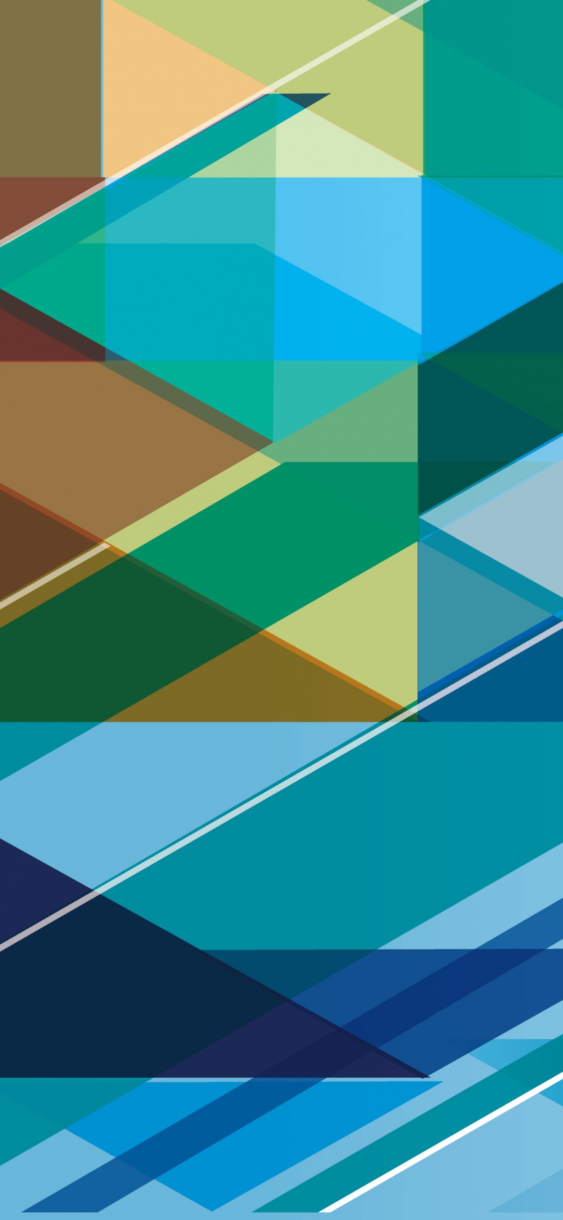 Pintura Abstracta Azul Rojo y Amarillo. Wallpaper in 1125x2436 Resolution