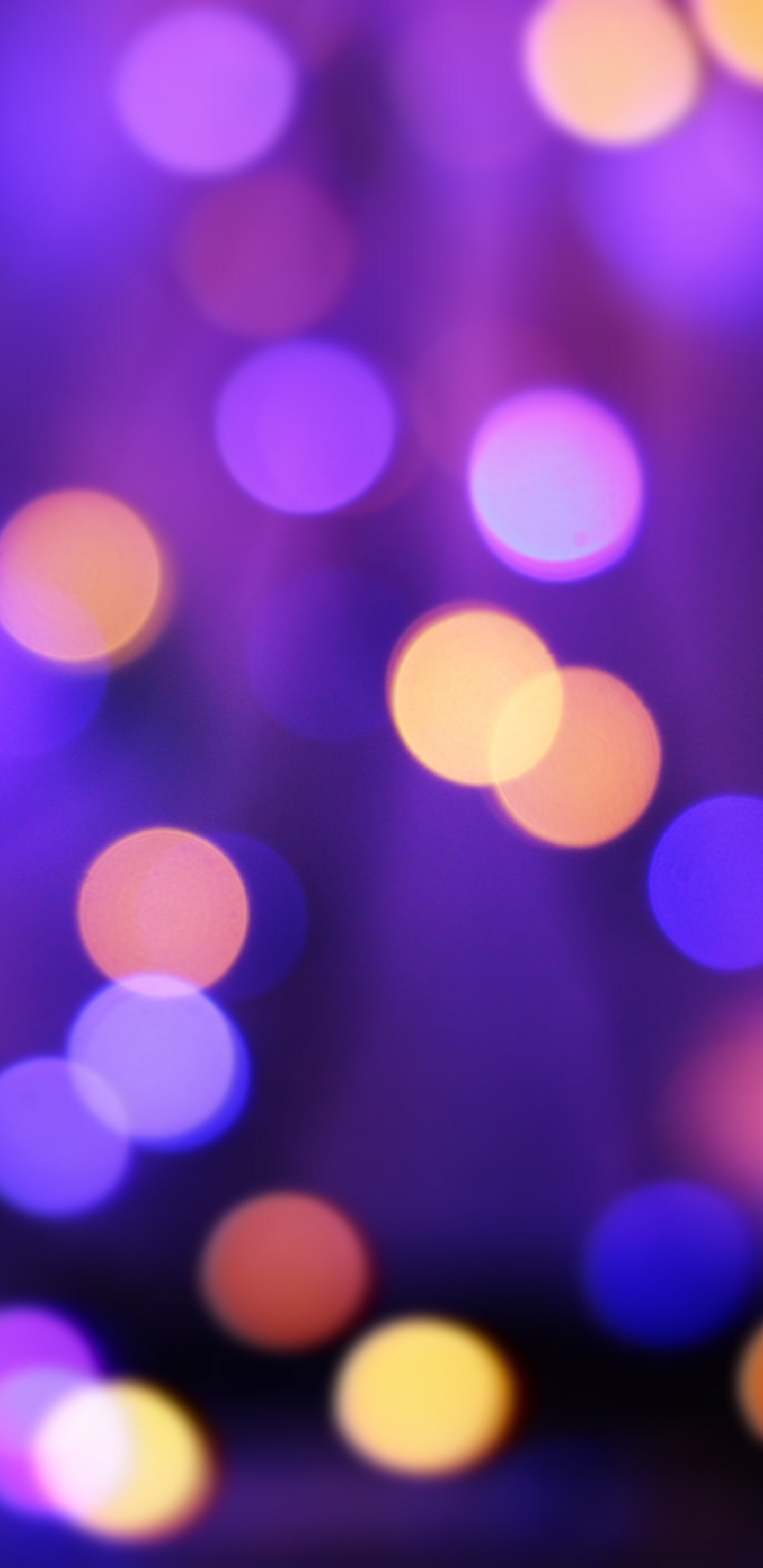 Luces Bokeh Moradas y Blancas. Wallpaper in 1440x2960 Resolution