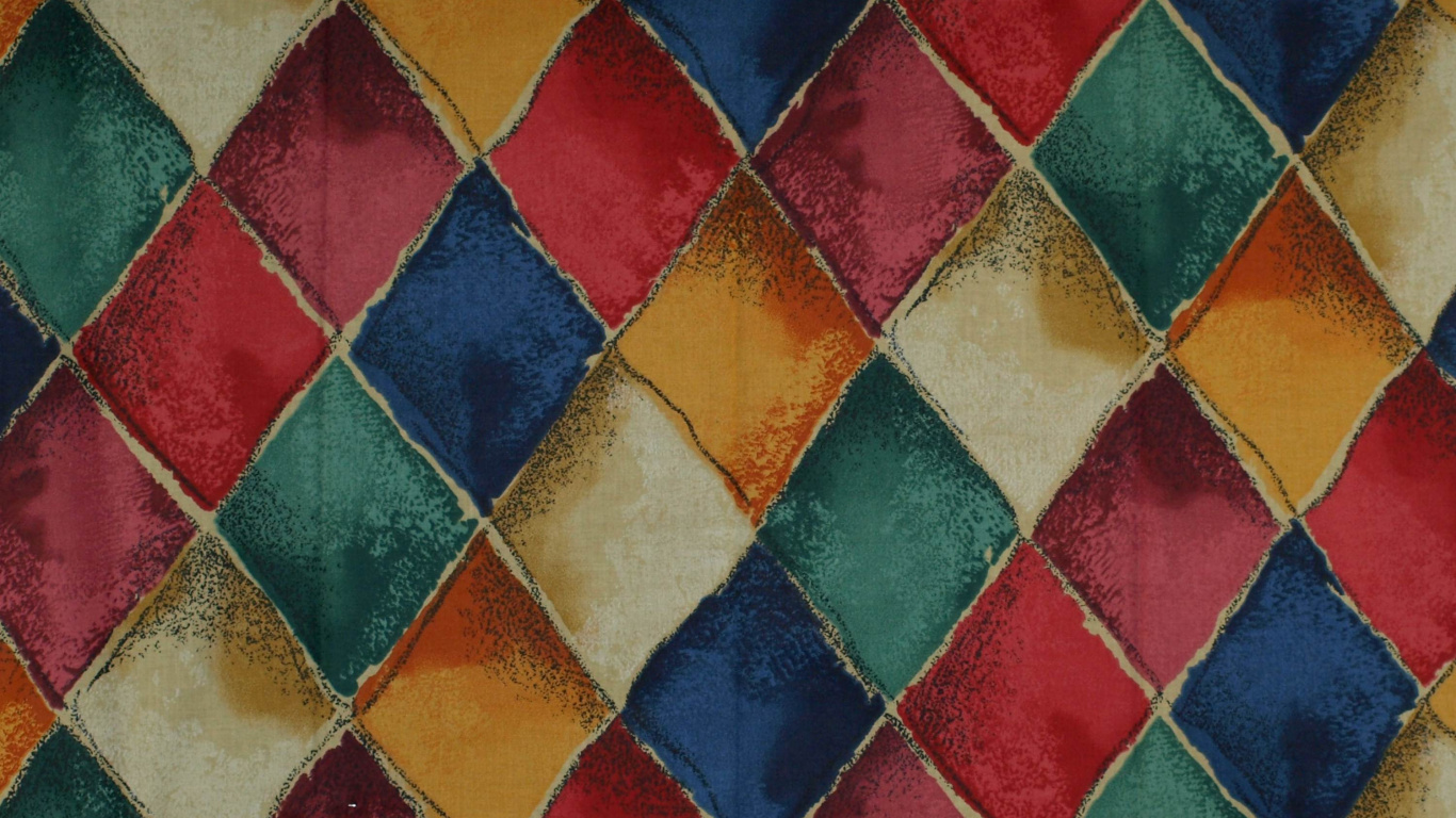 Blau-weißes Und Braunes Textil. Wallpaper in 1366x768 Resolution