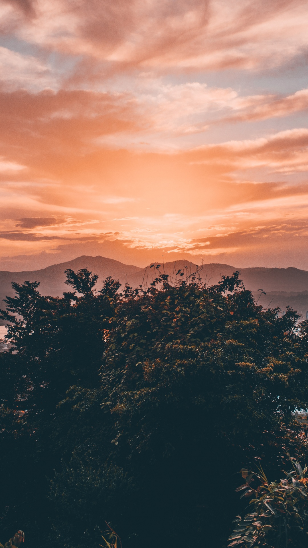 Golden Hour, Sunset, Cloud, Nature, Afterglow. Wallpaper in 1080x1920 Resolution