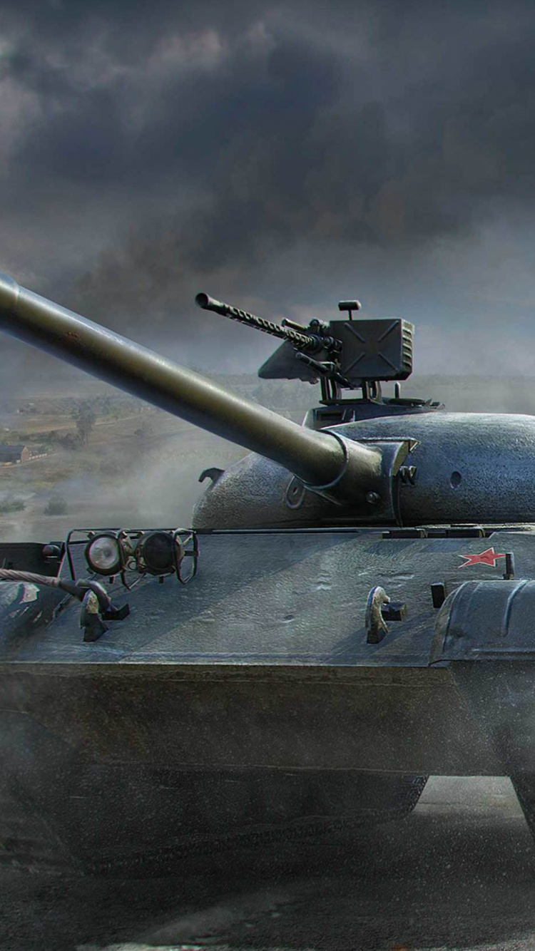 World of Tanks, Wargaming, Tanque, Militar, el Modo de Transporte. Wallpaper in 750x1334 Resolution