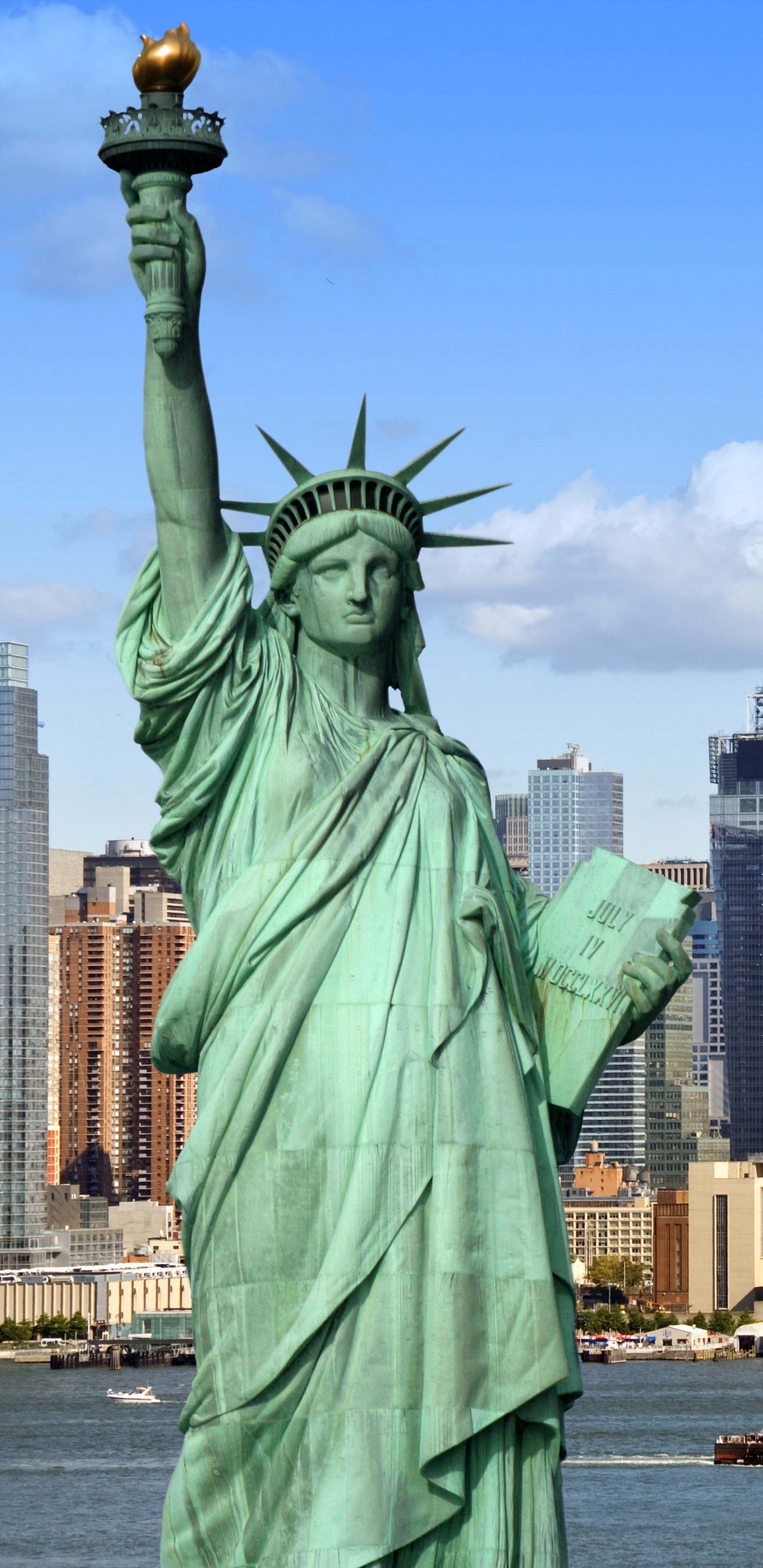 Estatua de la Libertad Nueva York. Wallpaper in 1440x2960 Resolution