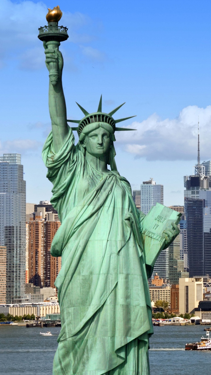 Estatua de la Libertad Nueva York. Wallpaper in 720x1280 Resolution