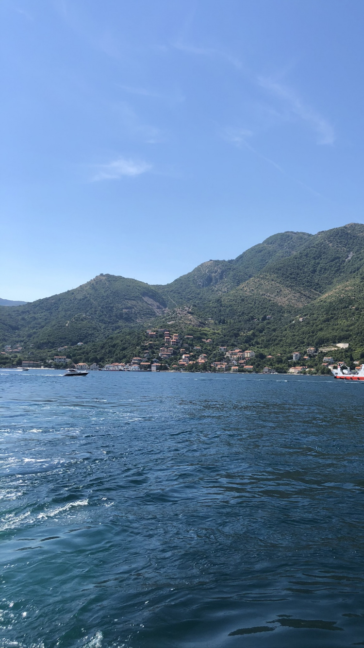 Mountainous Landforms, Water Resources, Hill, Highland, Waterway. Wallpaper in 750x1334 Resolution