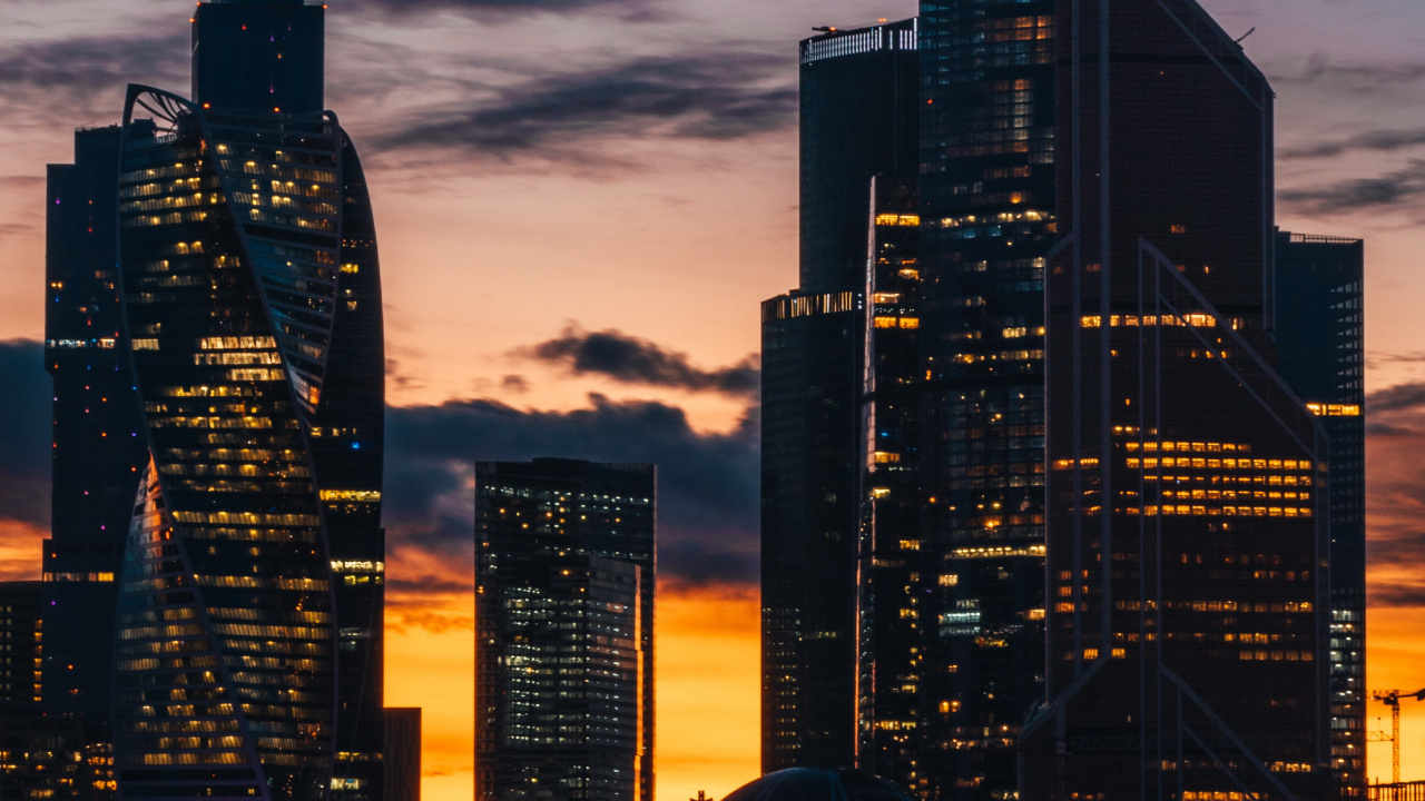 Cityscape, Skyscraper, Water, Cloud, Building. Wallpaper in 1280x720 Resolution