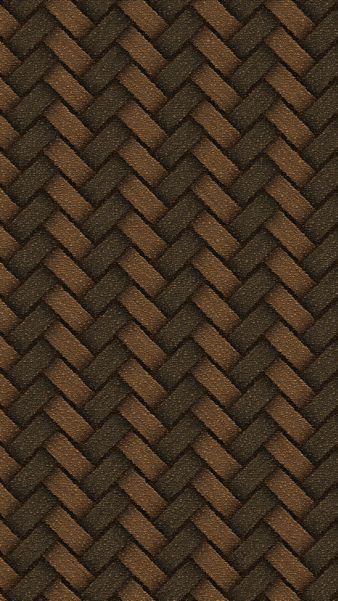 Braunes Und Schwarzes Chevron-Textil. Wallpaper in 1080x1920 Resolution