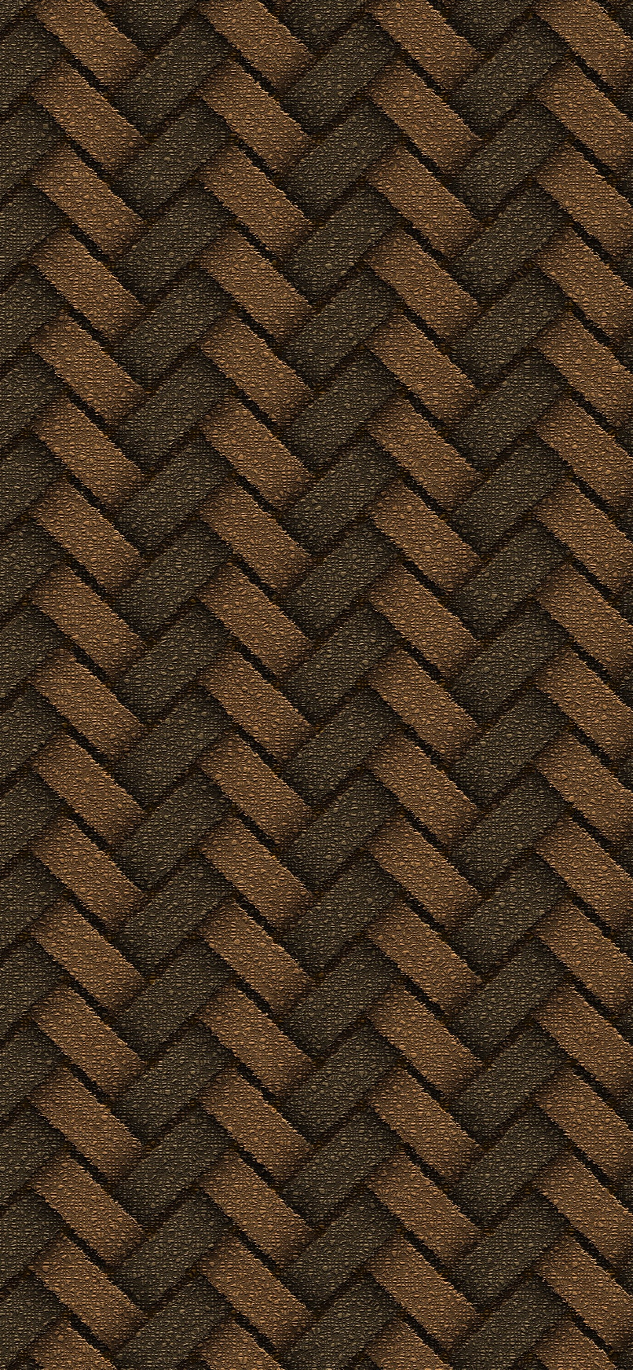 Brown and Black Chevron Textile. Wallpaper in 1242x2688 Resolution